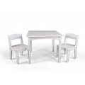 Sunnywood Sunnywood 4408WH WonkaWoo Deluxe Childrens Table And Chair Set; White 4408WH